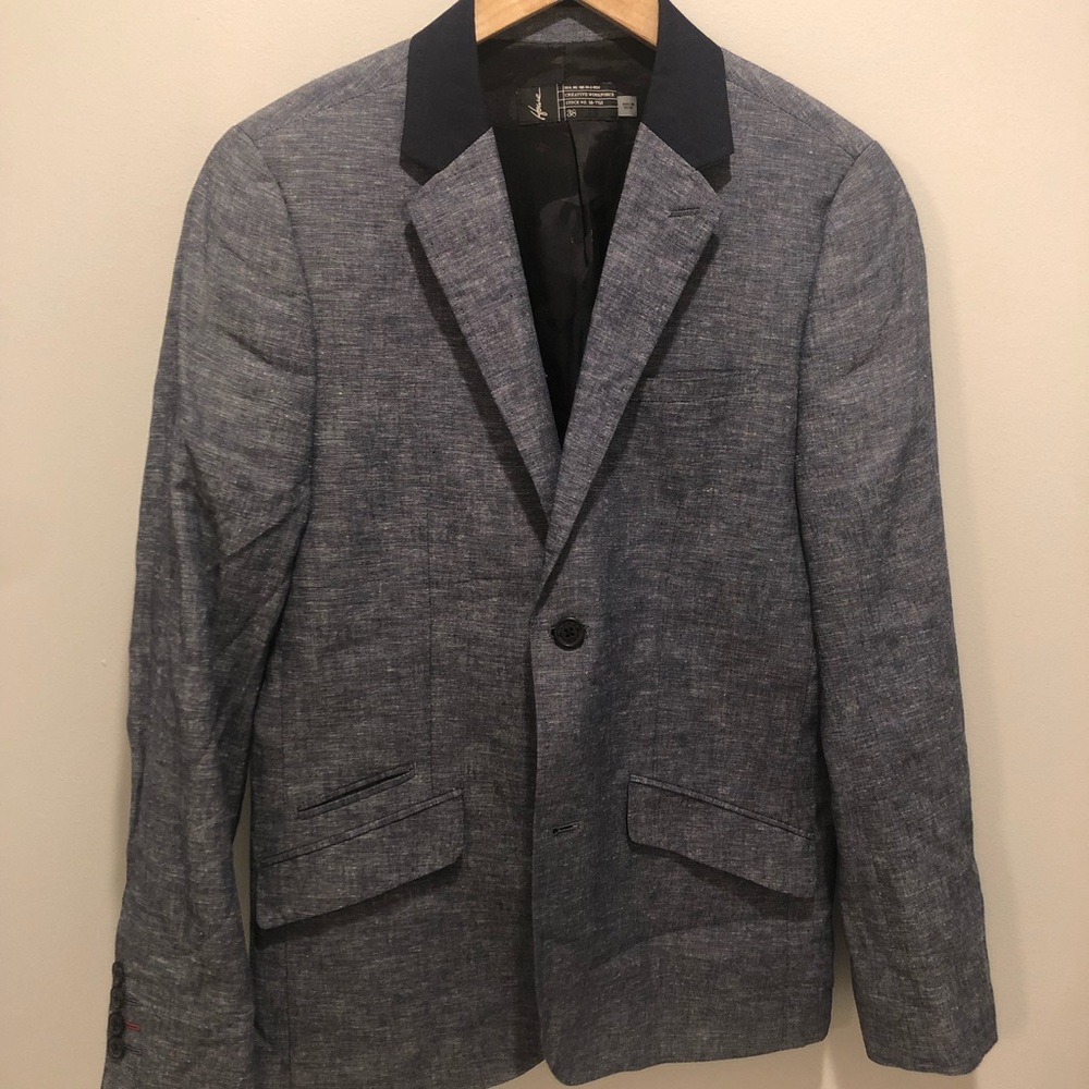 Navy Heather Blazer